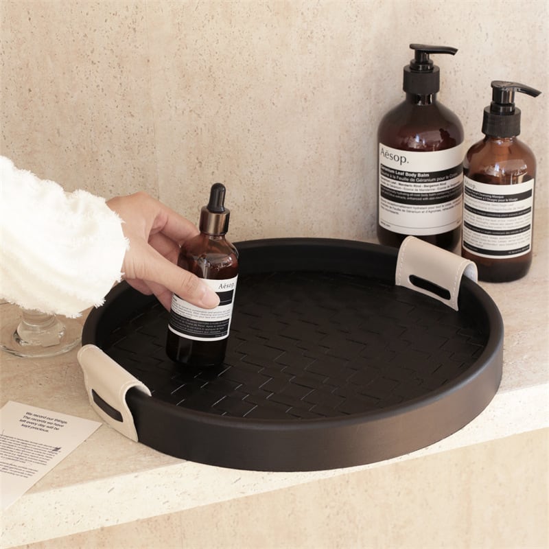 360° Rotating Round Tray - Luxury Organizer