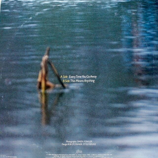 Paul Young / Every Time You Go Away [12・3P-609] - 画像2