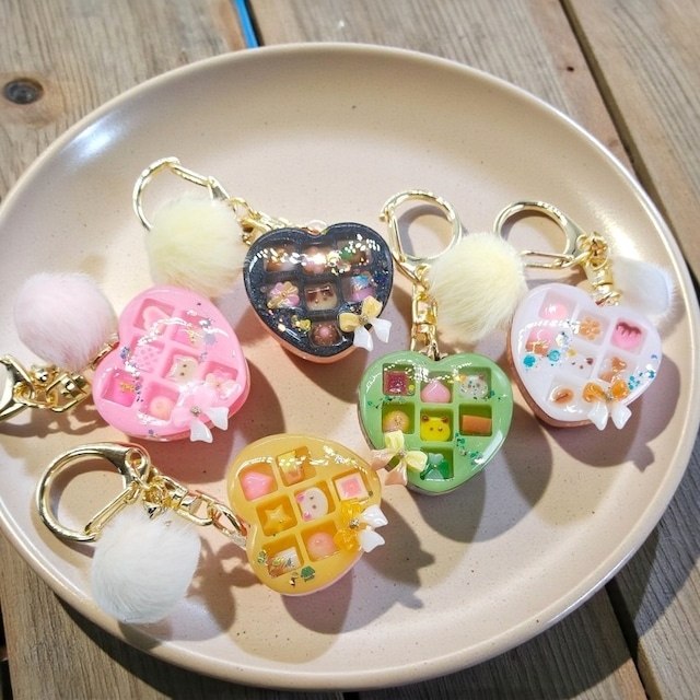 *Ｈappy Ｖalentine's Ｄay*ハートのチョコレートキーホルダー