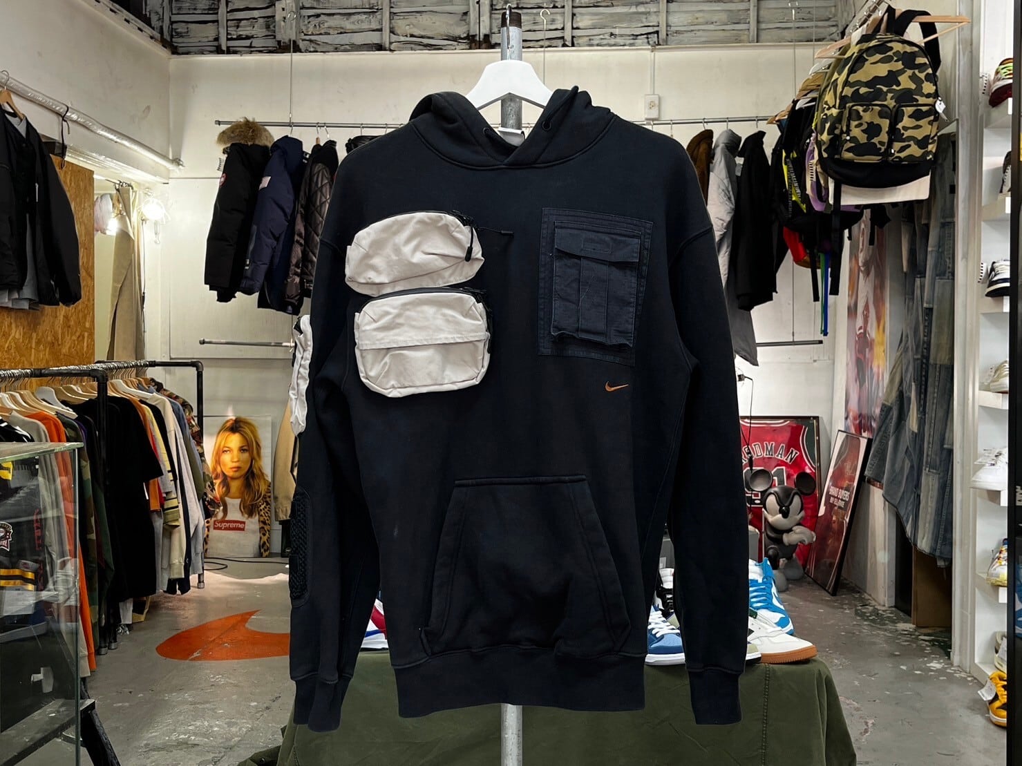 NIKE × TRAVIS SCOTT NRG AG UTILITY HOODIE BLACK XS CU0458-010  