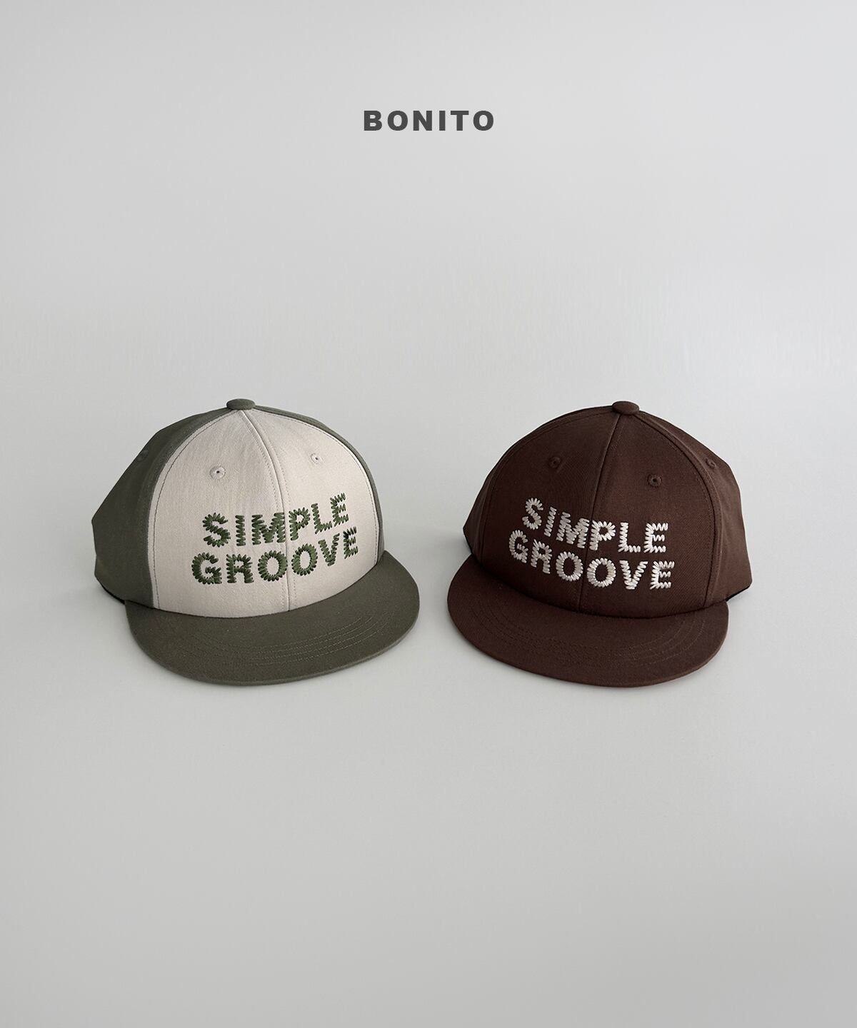 simple groove cap【BONITO】※9月中旬発送予定