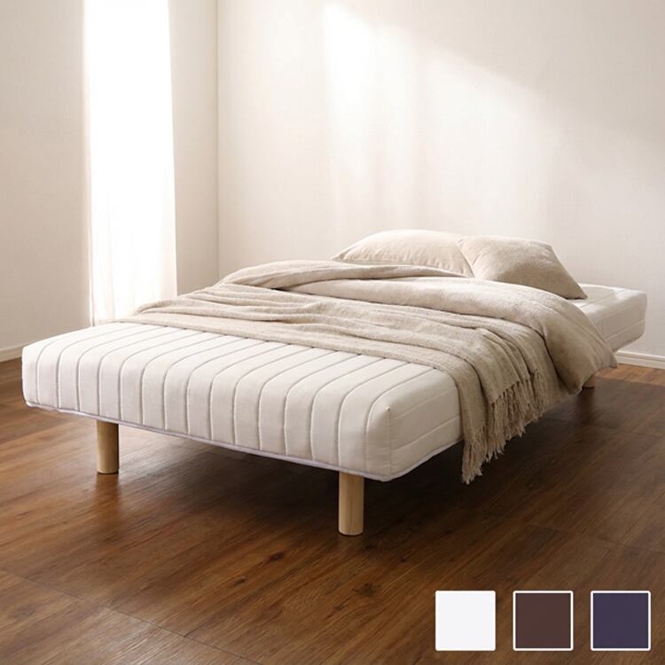 新発想で搬入も組立カンタン!やわらかな寝心地 脚付きロールマットレス(ポケットコイルスプリング)【Unite -Doux- -ユニテ・ドゥ-】シングルサイズ