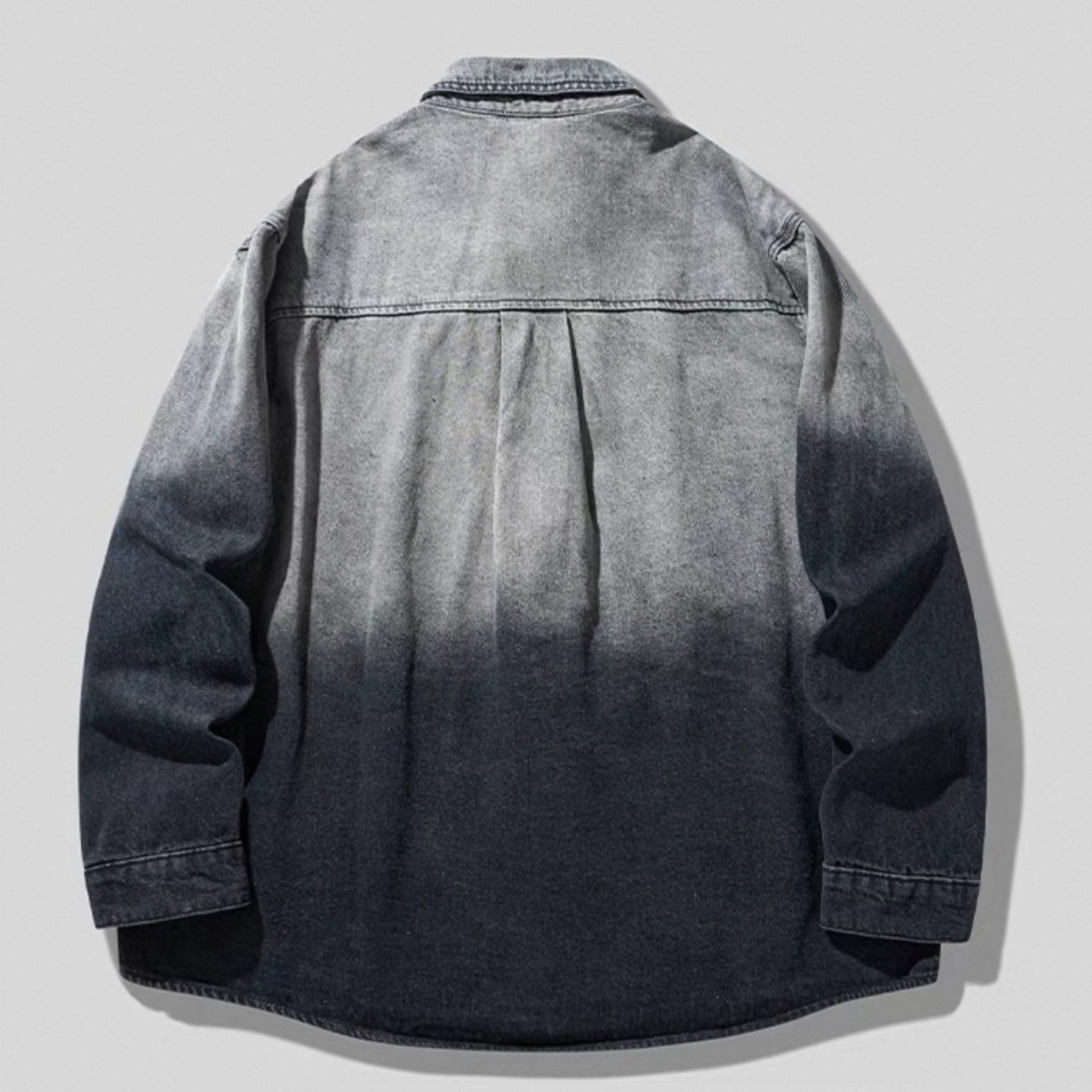 Gradient denim shirt 0431 - 2