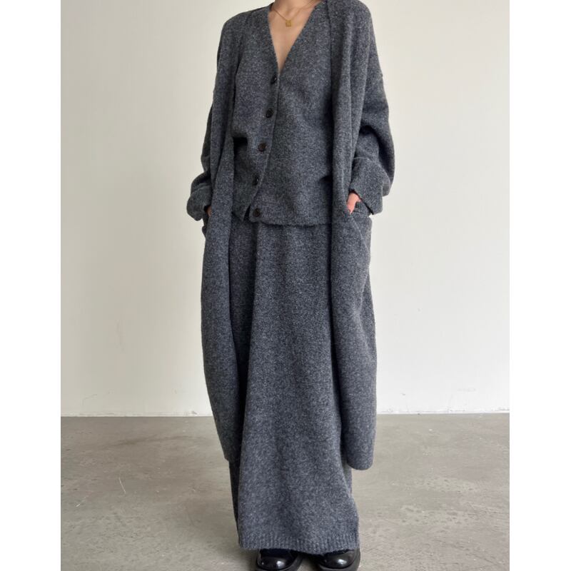 3-piece long knit setup m0376