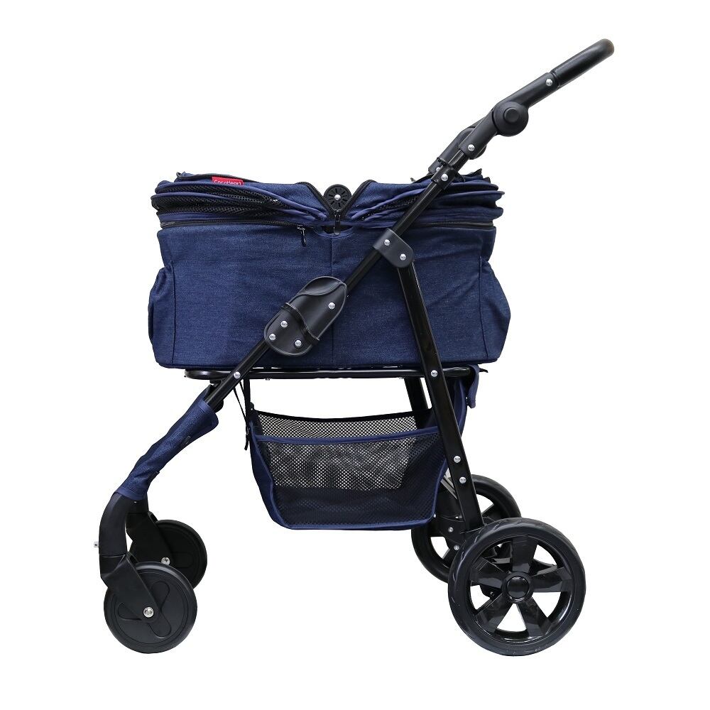 2way 甘えん坊バギー ミディアム(medium) 4輪 ペットカート (デニム  