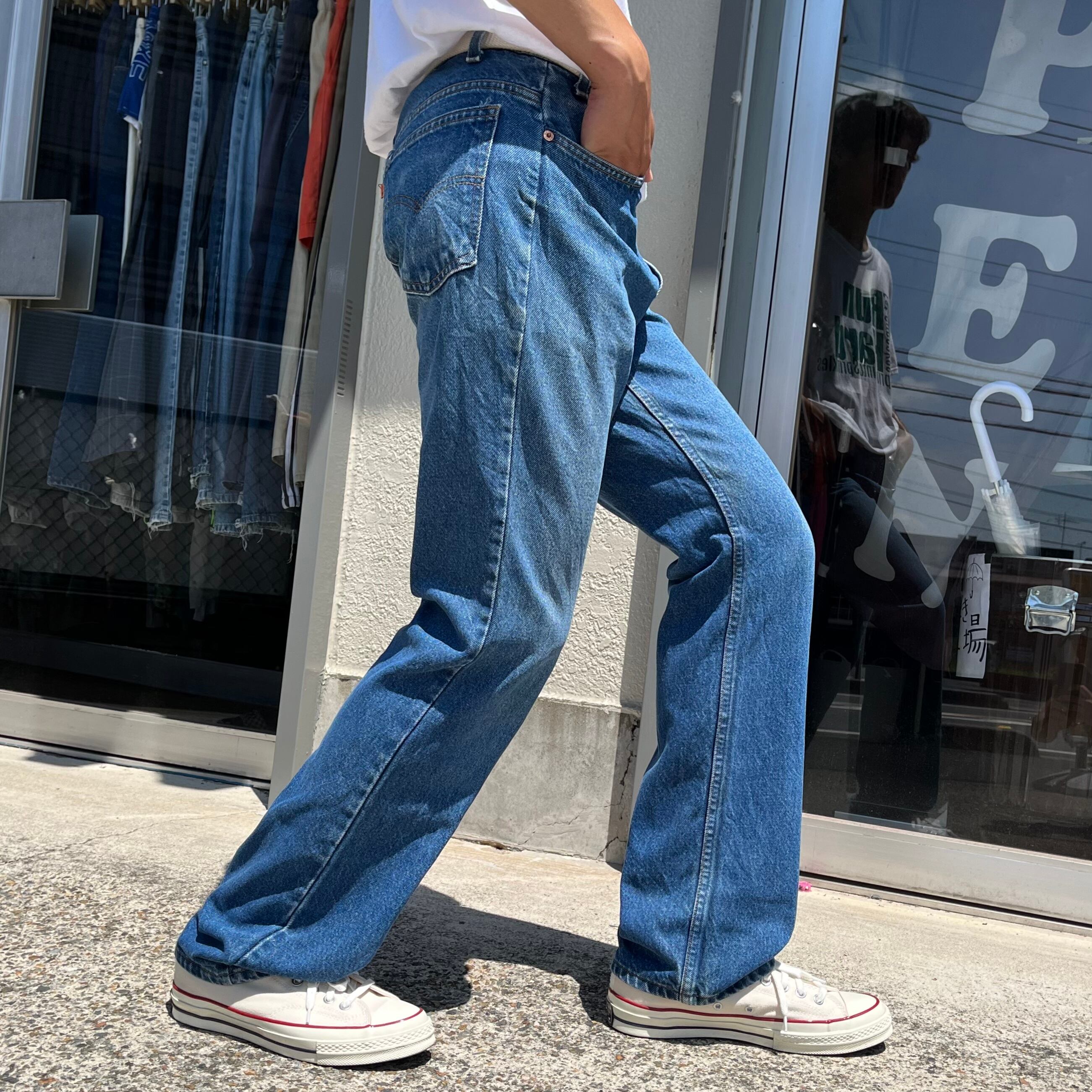 Levi's】00s リーバイス517 W30 フレア ブーツカットデニム www