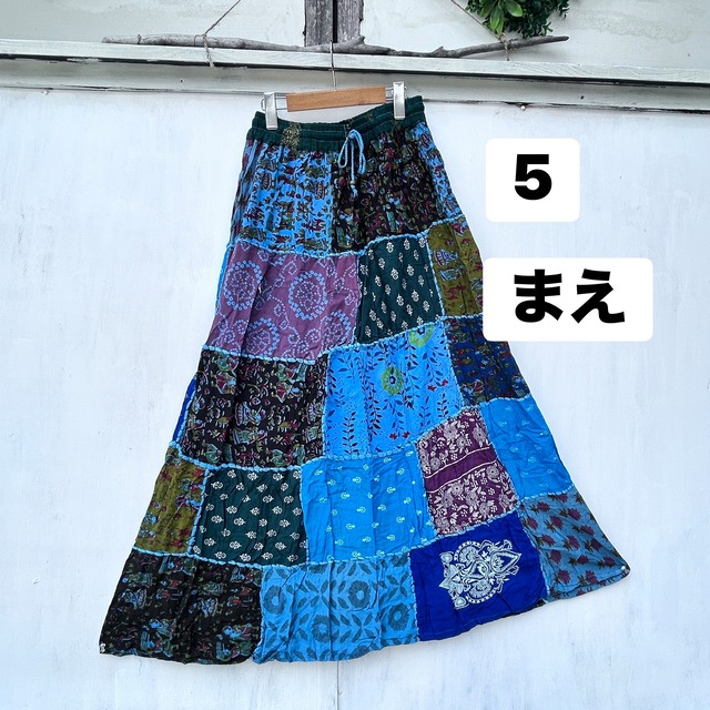 パッチワークふんわりスカート