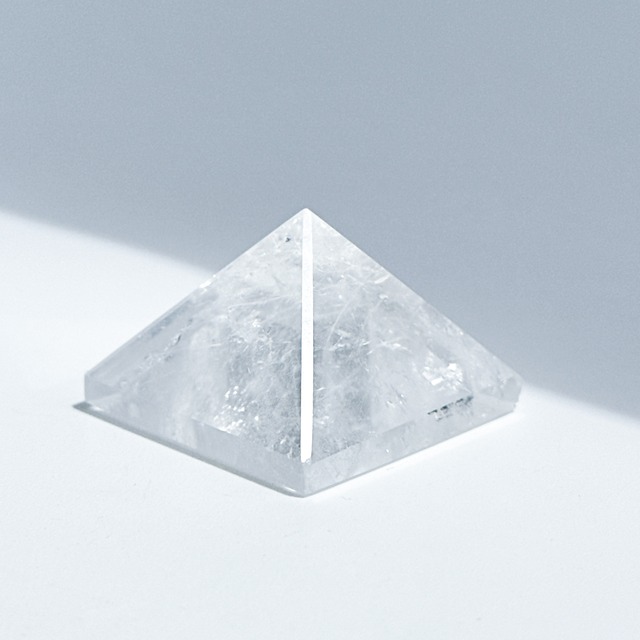 クリアクォーツピラミッド03◇Clear Quartz◇天然石・鉱物・パワーストーン