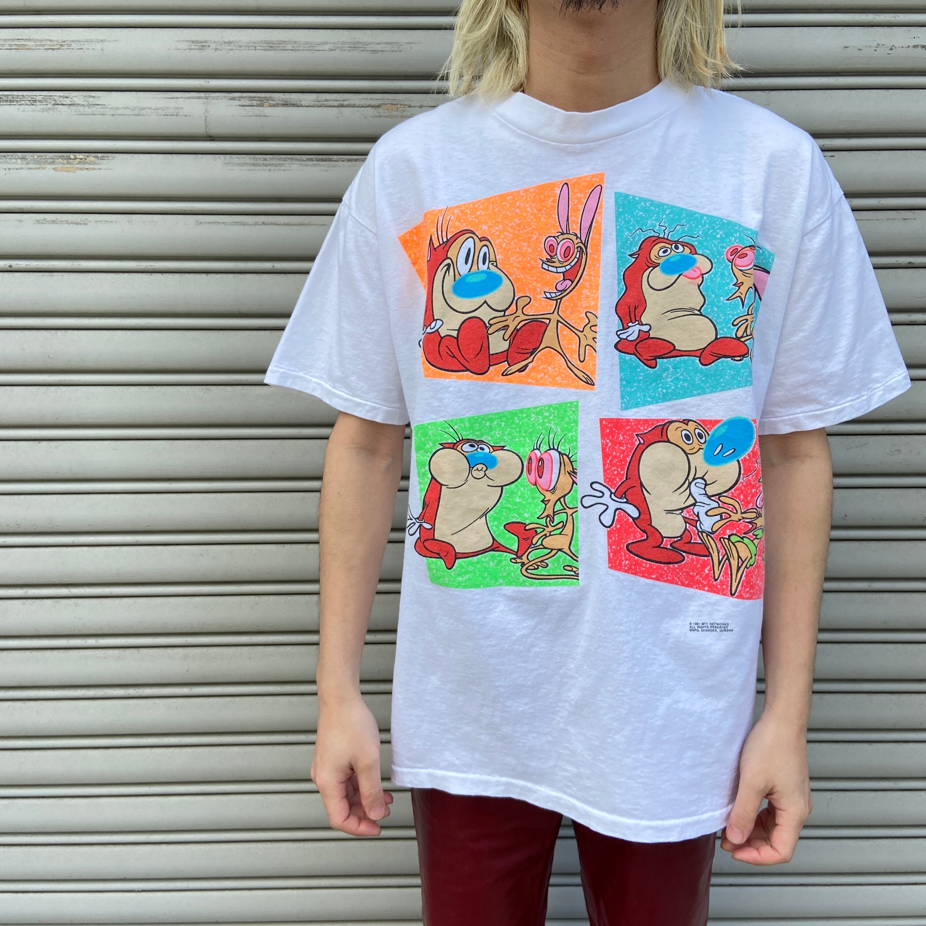 メンズ USA製 古着 90's レン&スティンピー アニメ Tシャツ サウスパーク