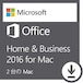 Microsoft Office Home and Business 2016 for Mac ダウンロード版|(永続版)Mac2台/1ライセンス