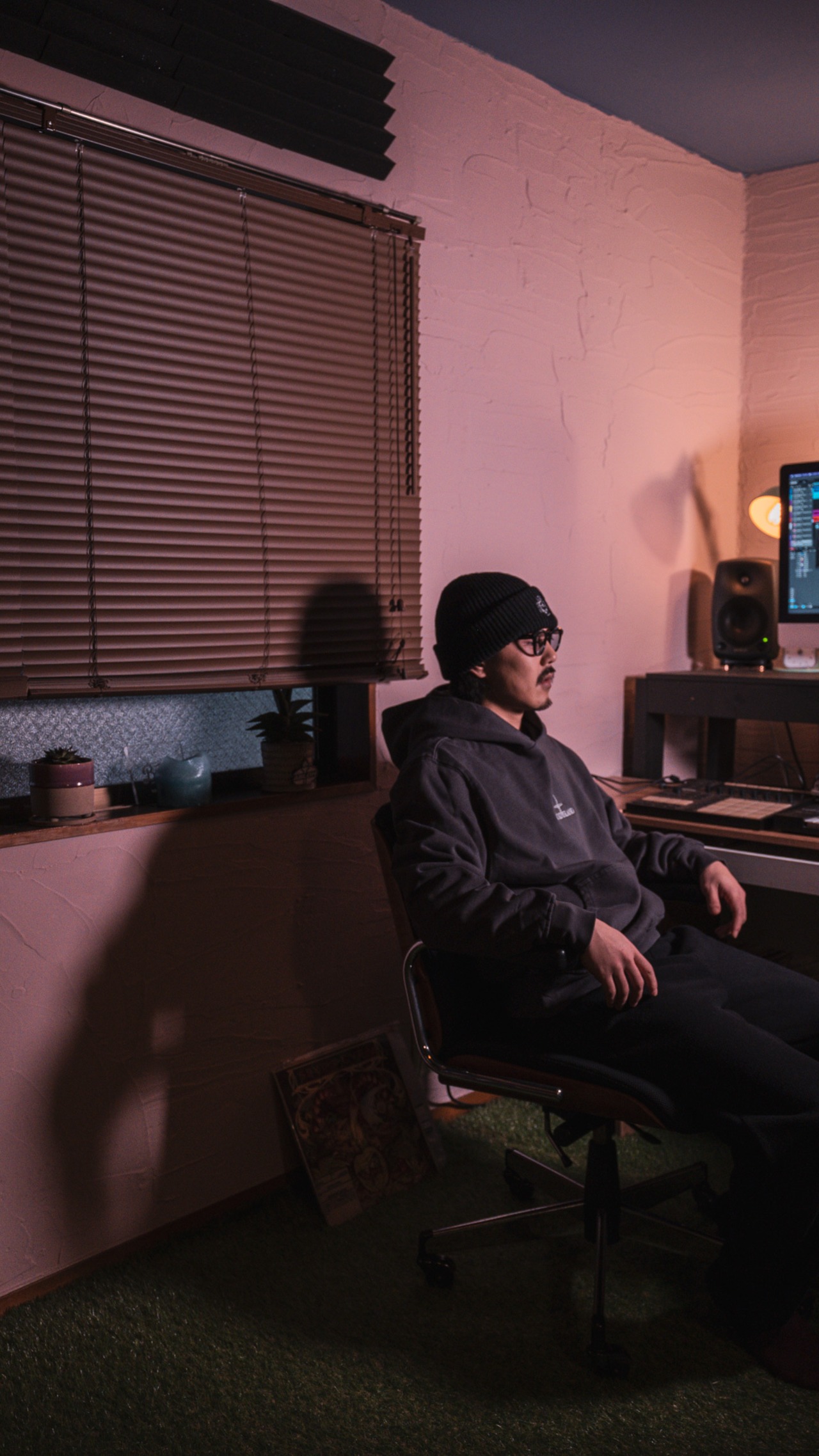 SMOKE ISLAND WIND RESISTANT BEANIE [BLACK]