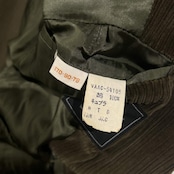 70s 上下 VAN JAC ヴァンヂャケット エルボーパッチ コーデュロイ テーラードジャケット パンツ セットアップ スーツ 170-90-78 /オリーブ ブラウン系 メンズ アイビー トラッド ビンテージ