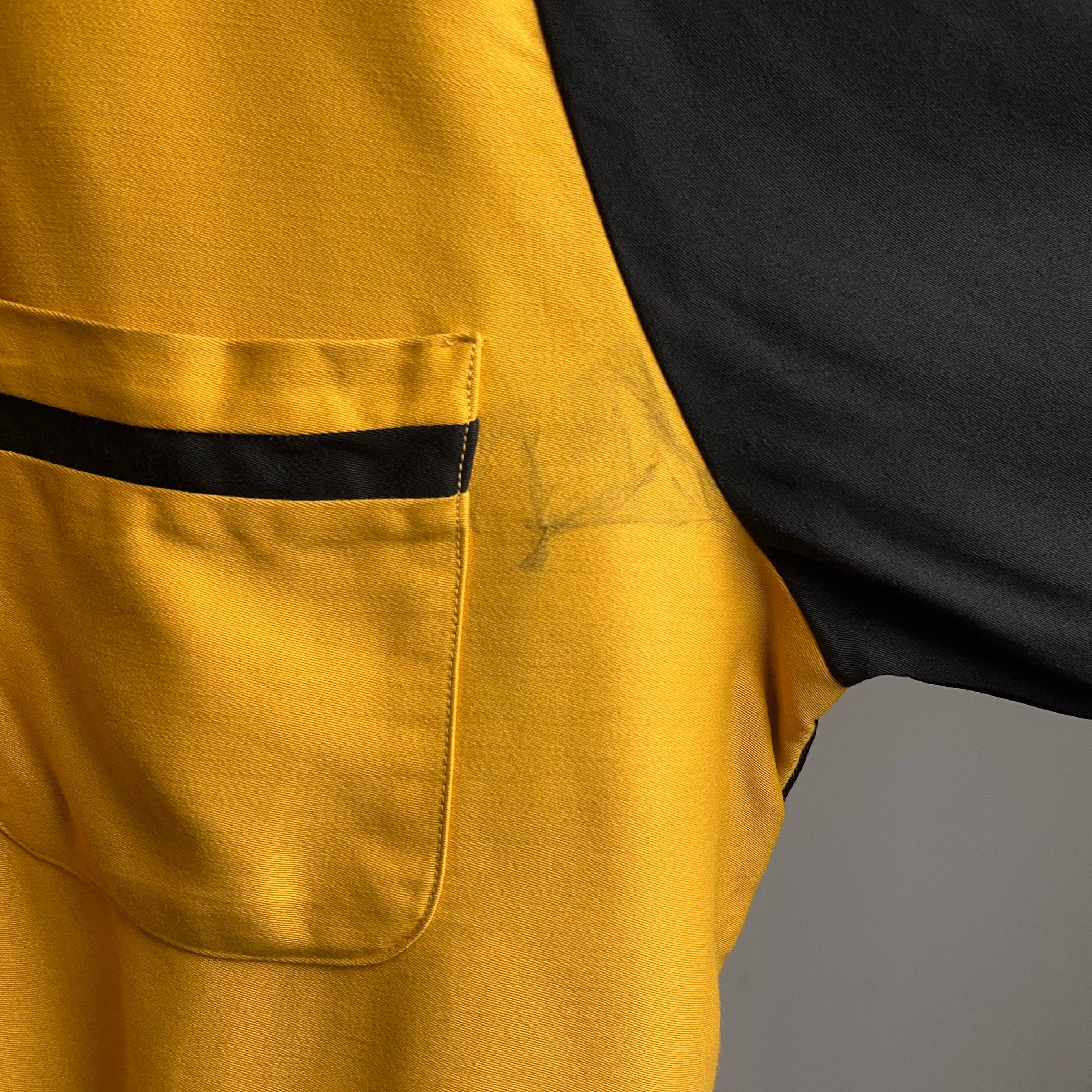 50s Campus ツートン リブ付きTシャツ ツートンTシャツ ビンテージ 1950's Casuals by CAMPUS RAYON GABARDINE 2TONE RIB SHIRT 50年代 2