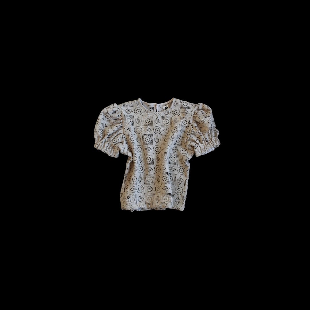 Re; project / 1950s French Crochet Half Sleeves