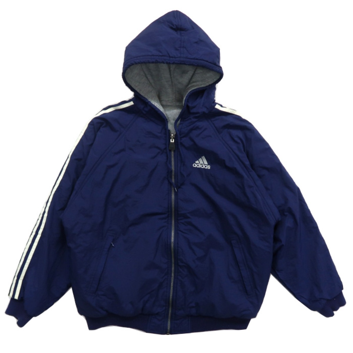 古着 90年代 アディダス ADIDAS リバーシブル ナイロンパーカー 
