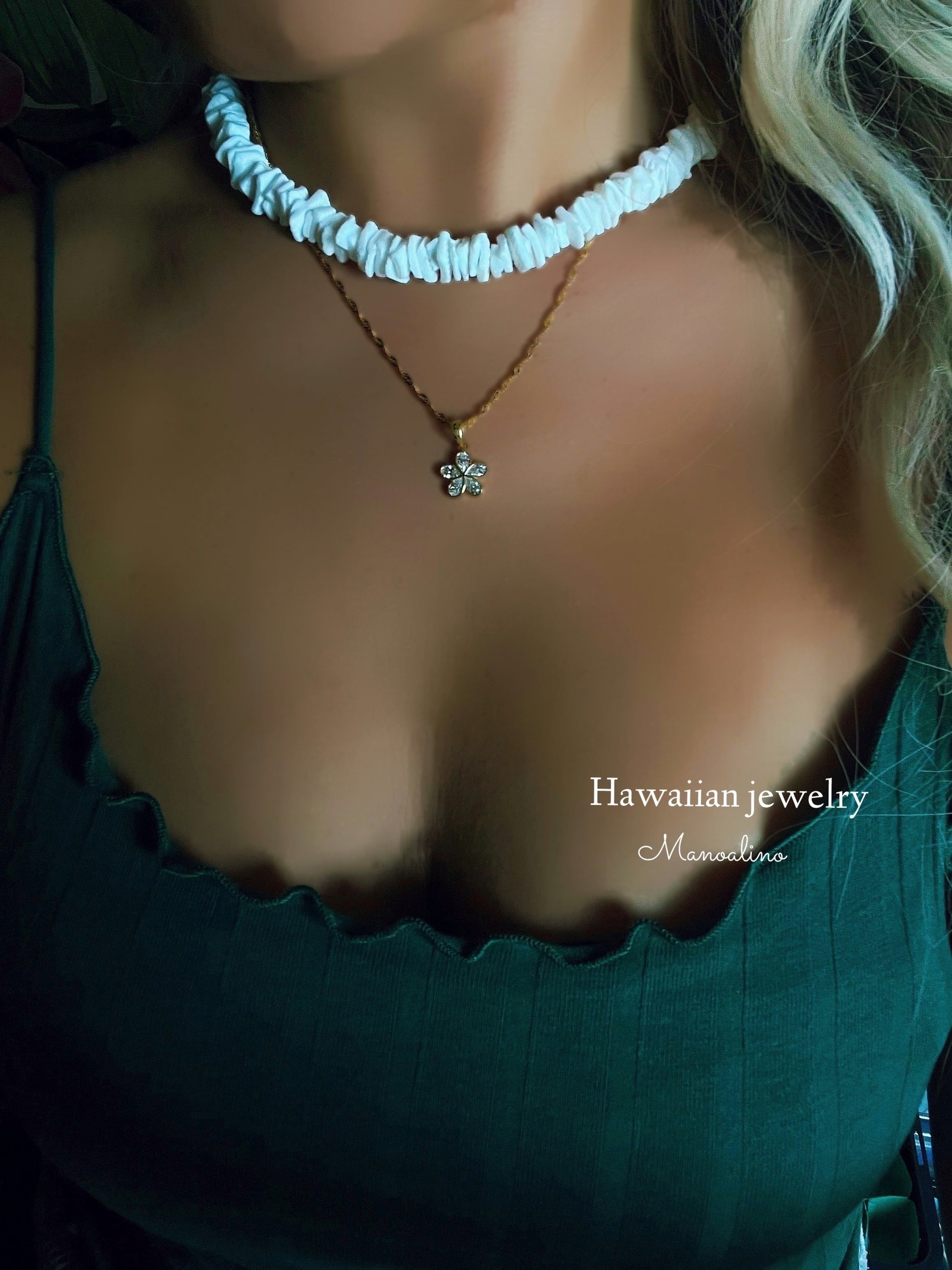 【Hawaii jewelry】ハワイ・プルメリアネックレス 楽天市場】【K14 プルメリア ネックレス S】チェーン込み
