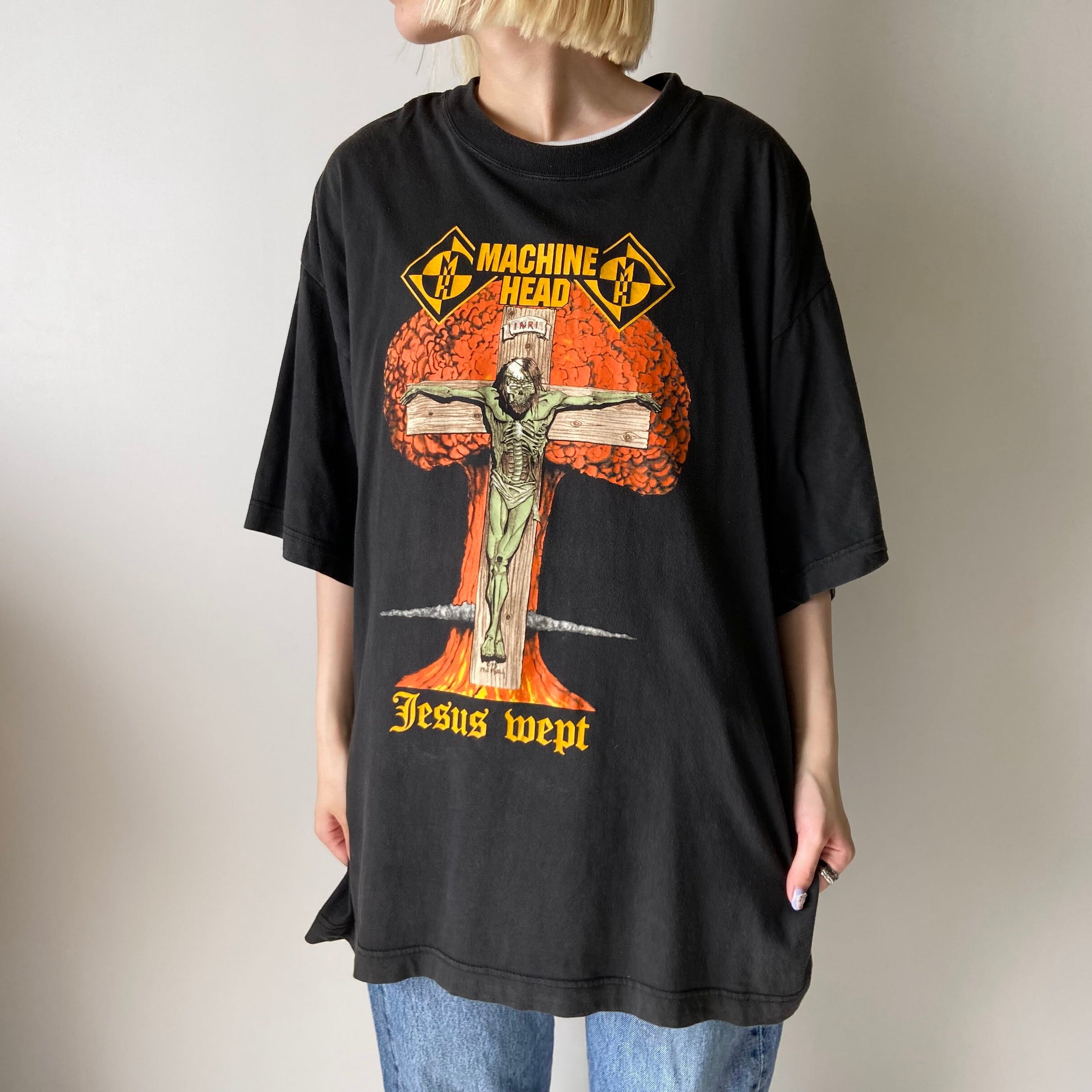 新入荷SALE対象外】ヴィンテージ MACHINE HEAD マシーンヘッド 両面 