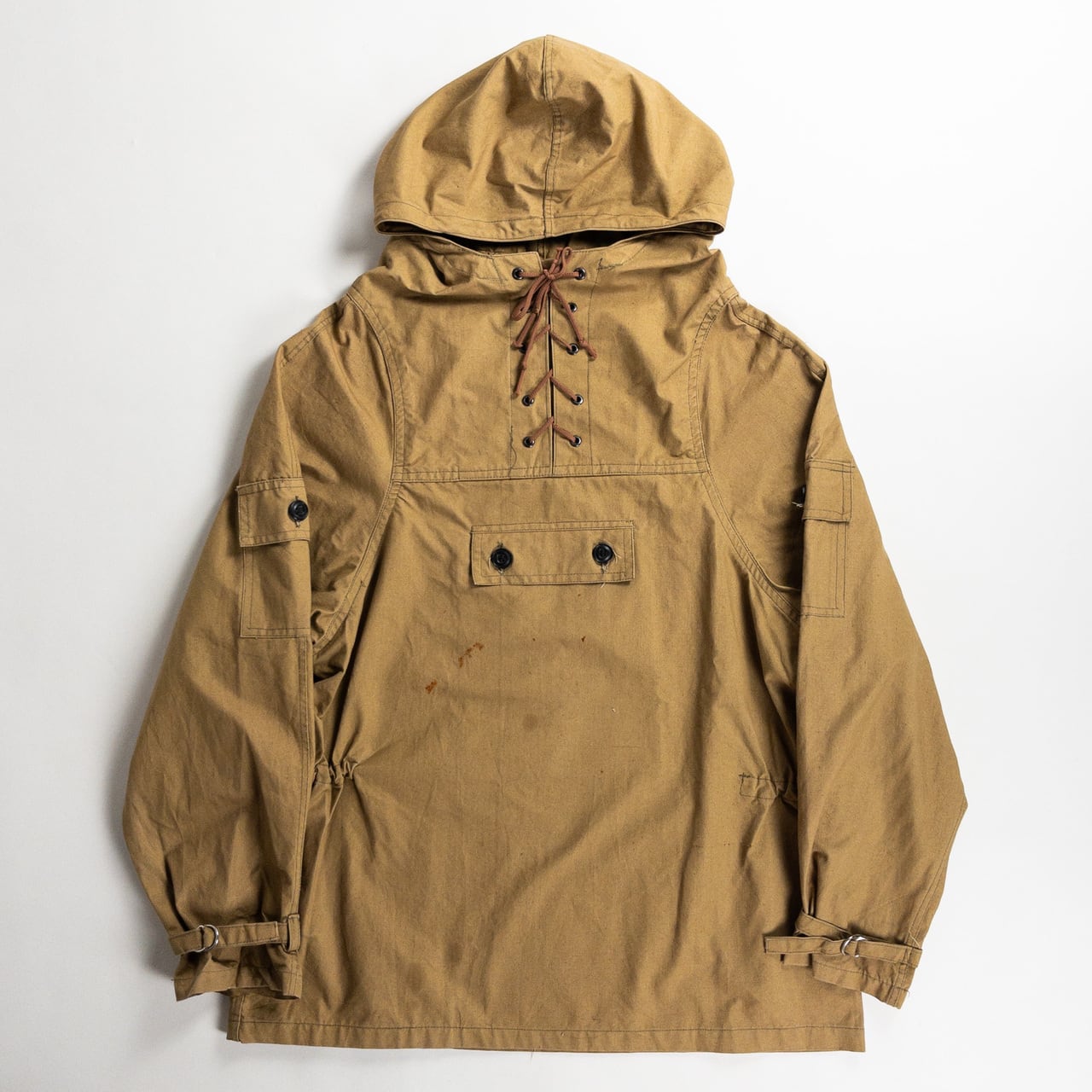 1960-70s "Poland Vintage" Light Brown Cotton Work Park