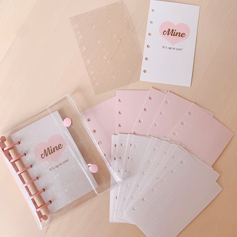 Mine M6サイズ バインダーセット Light Pink MY32 | てんくーどう