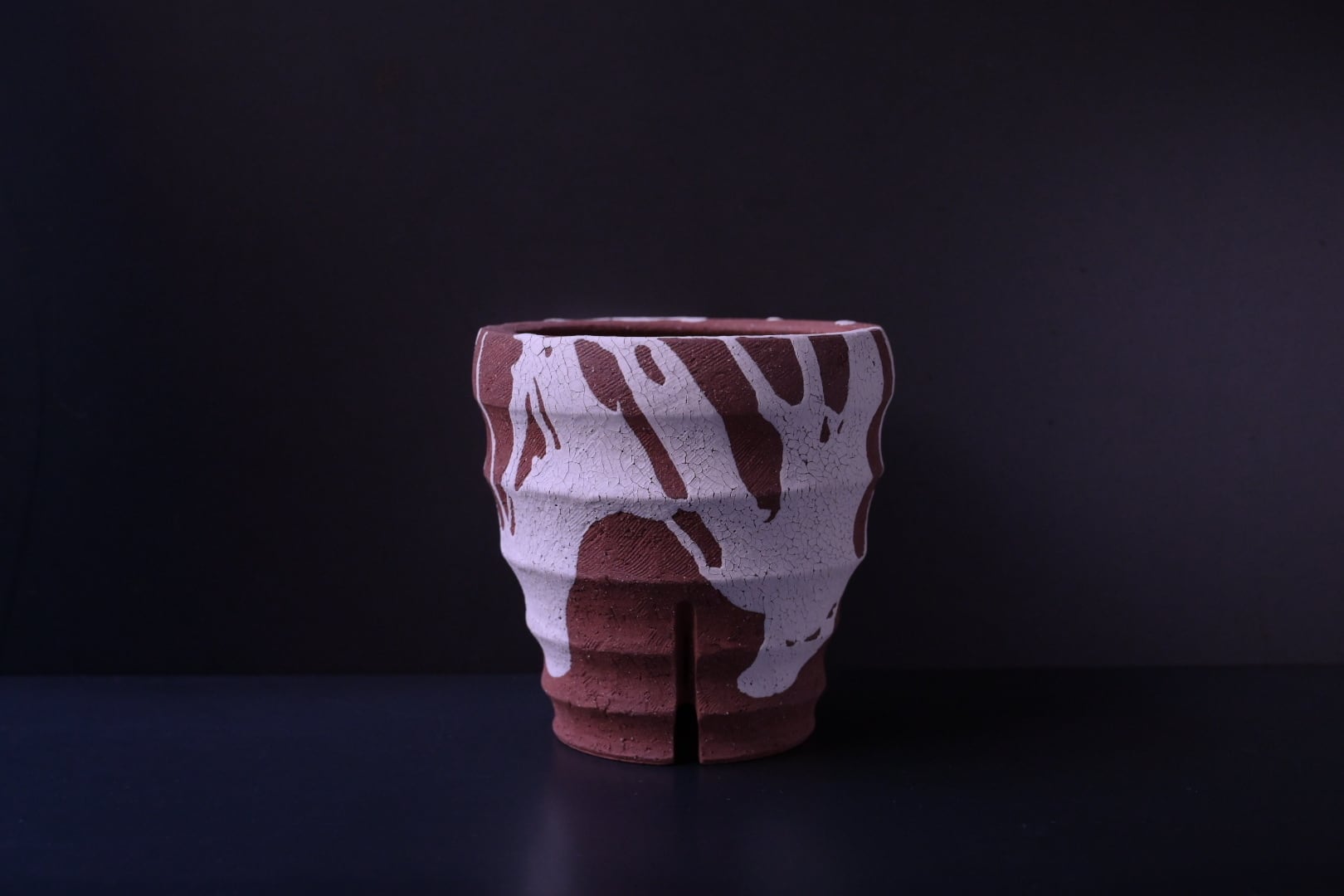 沼野秀章 植木鉢4赤 | 鎌倉倶楽部 茶寮