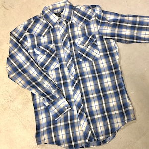 1970s~1980s SEARS CHECK SHIRT WESTERN SHIRT