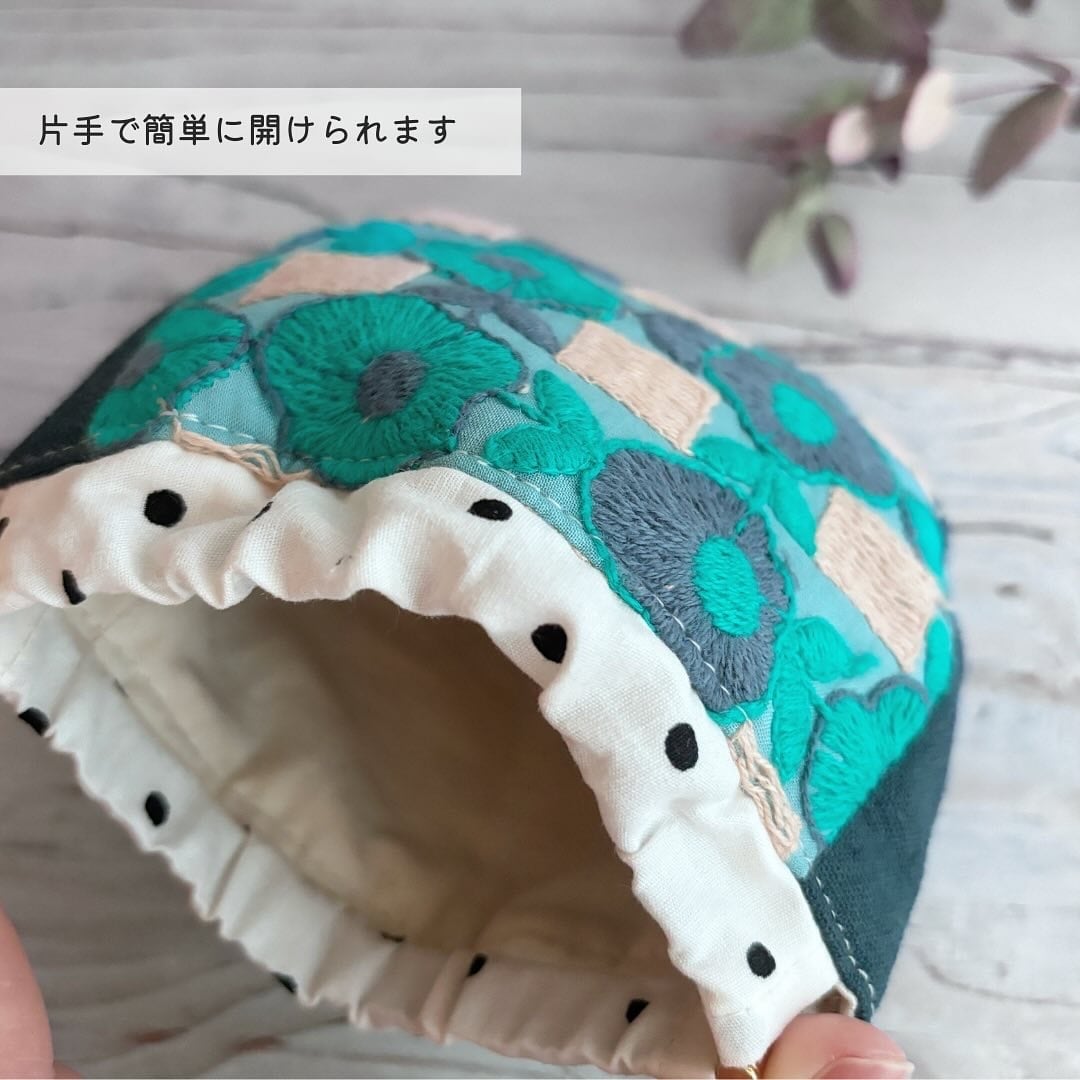 型紙・テキストのみ〉ころりんバネポーチ 初級 動画付き 商用利用可