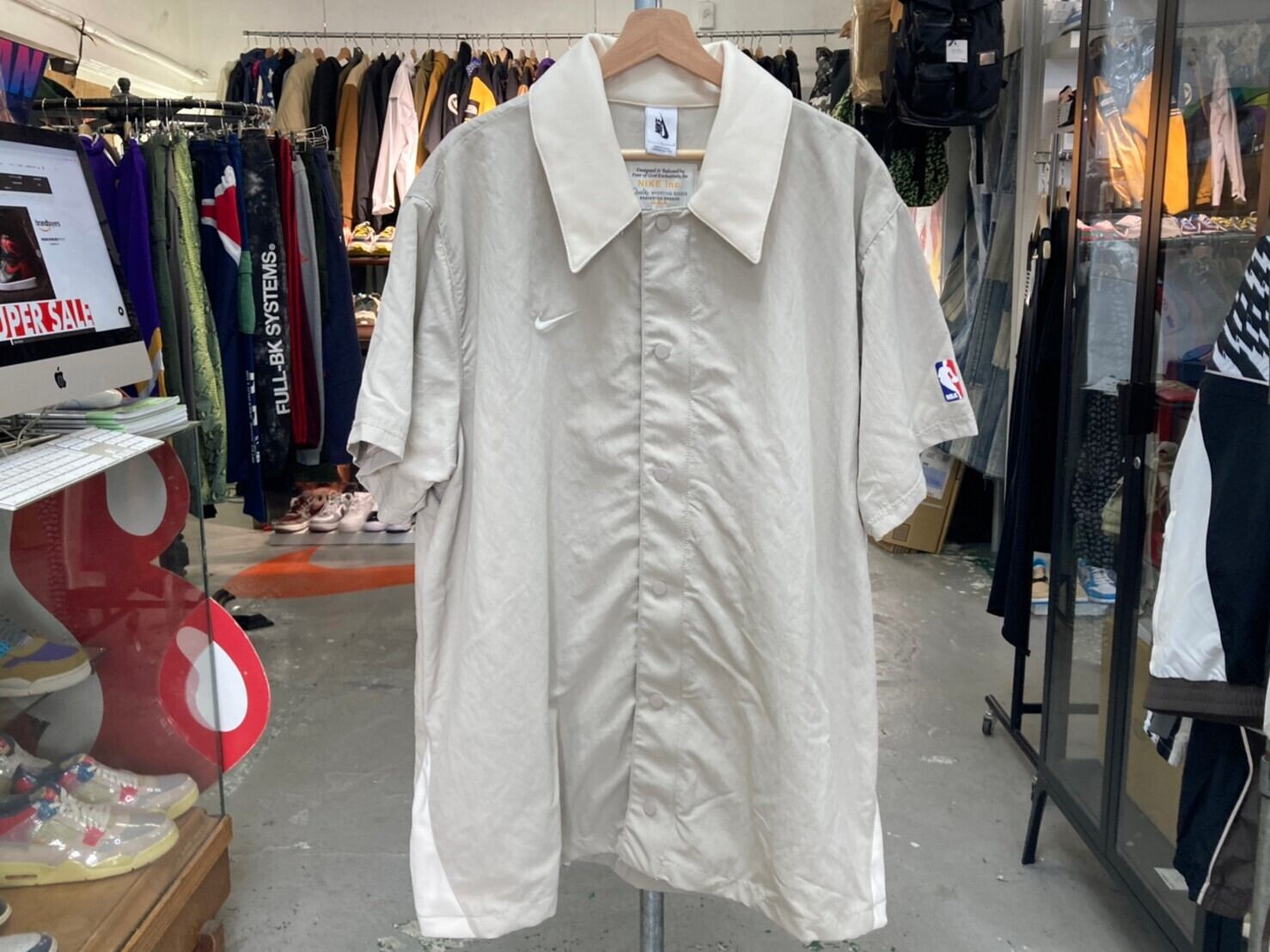 NIKE x FEAR OF GOD NRG W SS SHOOTING SHIRT STRING CU4616-271 LARGE 