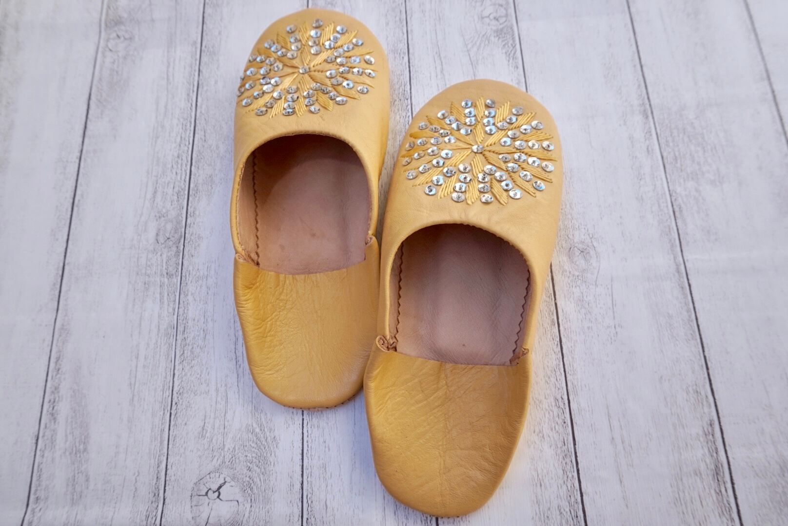 モロッコキラキラタトリーズバブーシュ