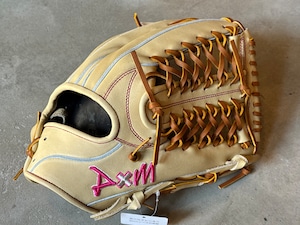 スペシャル刻印入り店舗別注モデル【D×M】硬式用グローブ　シャンパンコルク　平裏刻印入り
