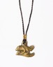 chameleon necklace (brass)