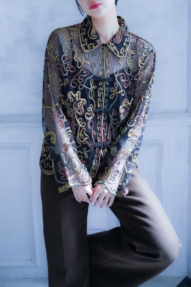 sheer code china shirt