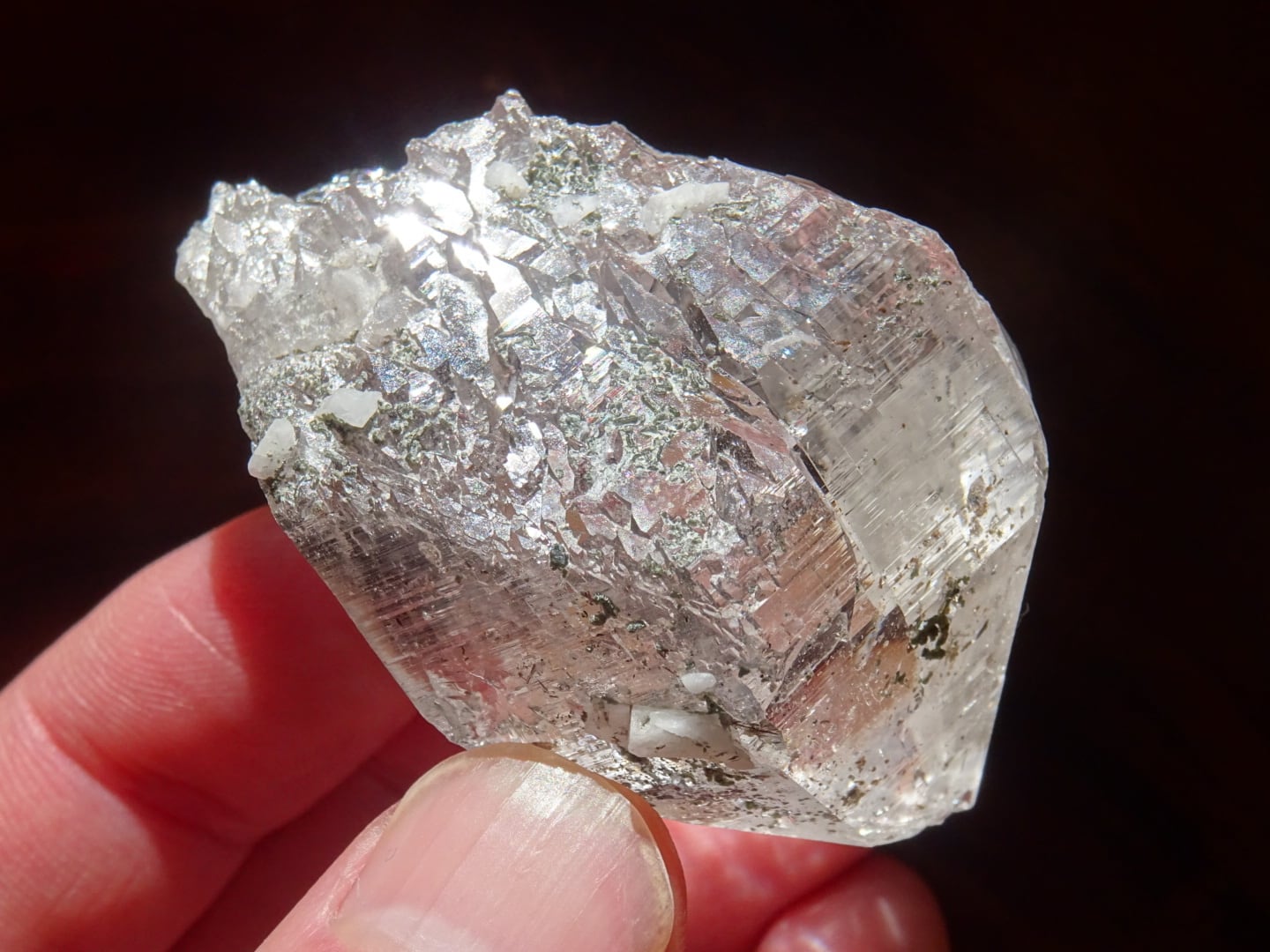 ガネッシュヒマール ティプリン産 クローライトインクオーツ レコード