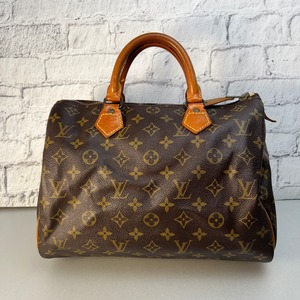 LOUIS VUITTON ルイヴィトン スピーディ30  レザー ハンドバッグ ブラウン A-10303