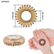 DFsucces スパイラルヘアゴム 電話コード型ヘアゴム ポニーテール スプリングゴム コイルヘアネクタイ ヘアコイル 丈夫 跡がつかない (4色 8点セット)