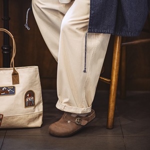 Crazy Horse Leather Clog Sandal Shoes/ クレイジーホース レザー 本革 クロッグ サンダル シューズ