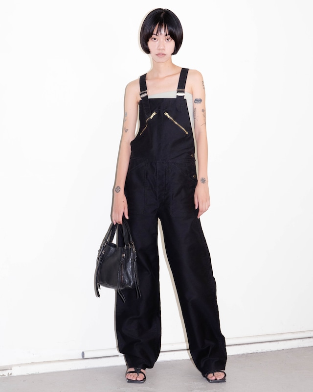 1990-00s Euro vintage - utility moleskin overalls