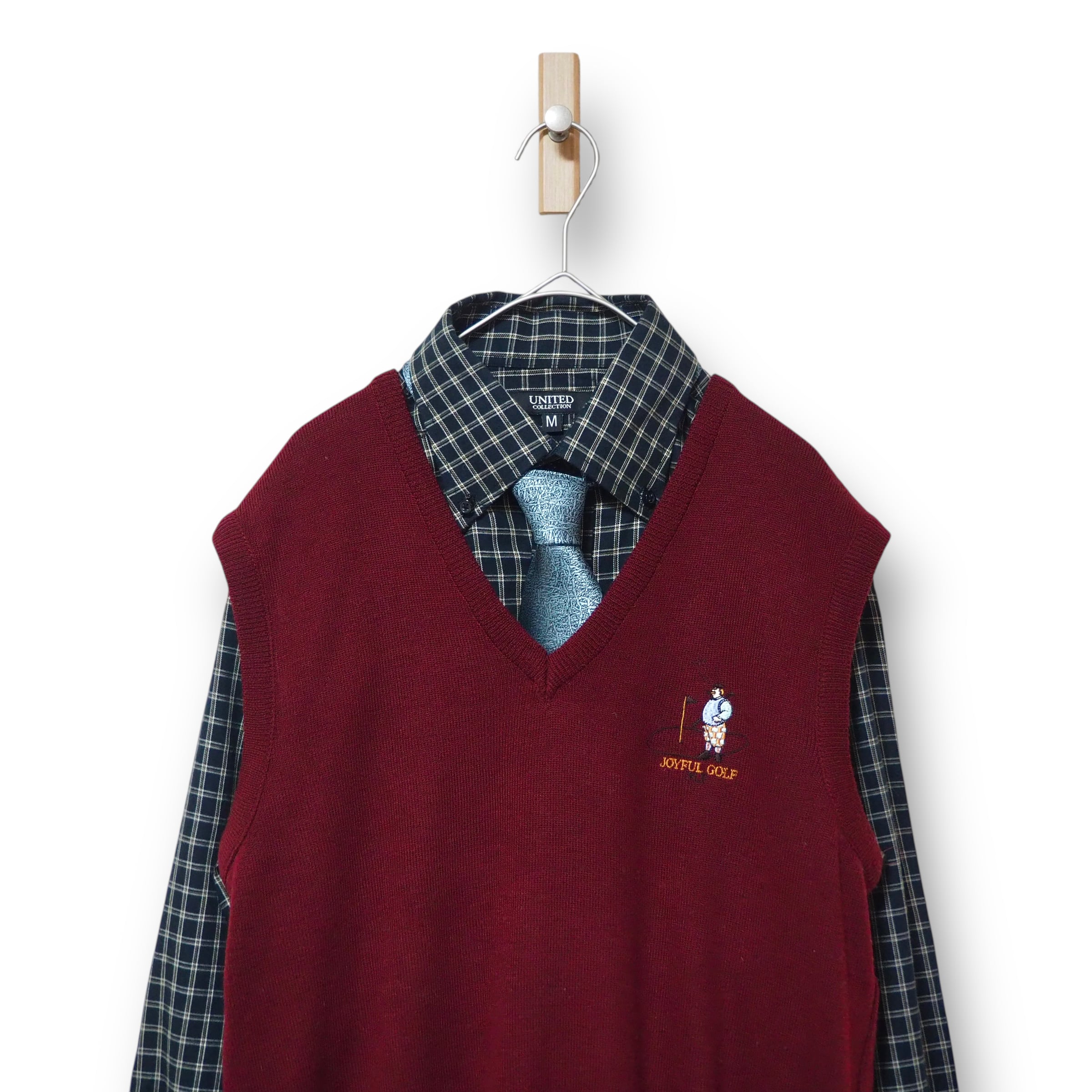 【VINTAGE】ネクタイシャツ+ベスト