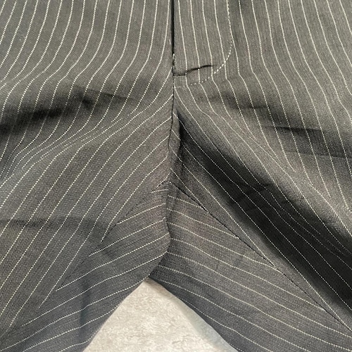 90s Armani COLLEZIONI black pants 詳細写真6