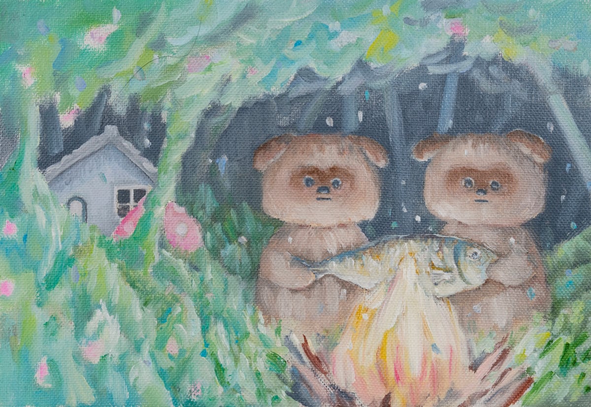 「オモテナシ（焼き魚）Ⅱ」 柴田貴史 作