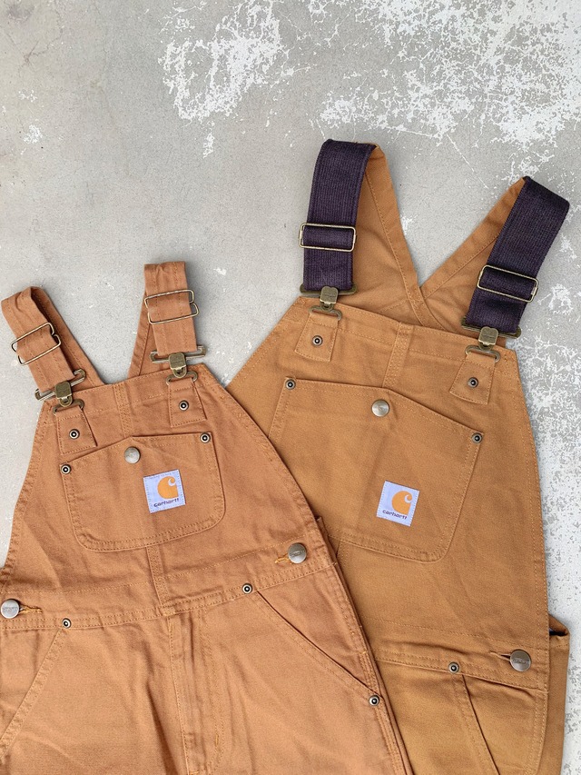 Carhartt 【CB Canvas Bib Overalls】Kids