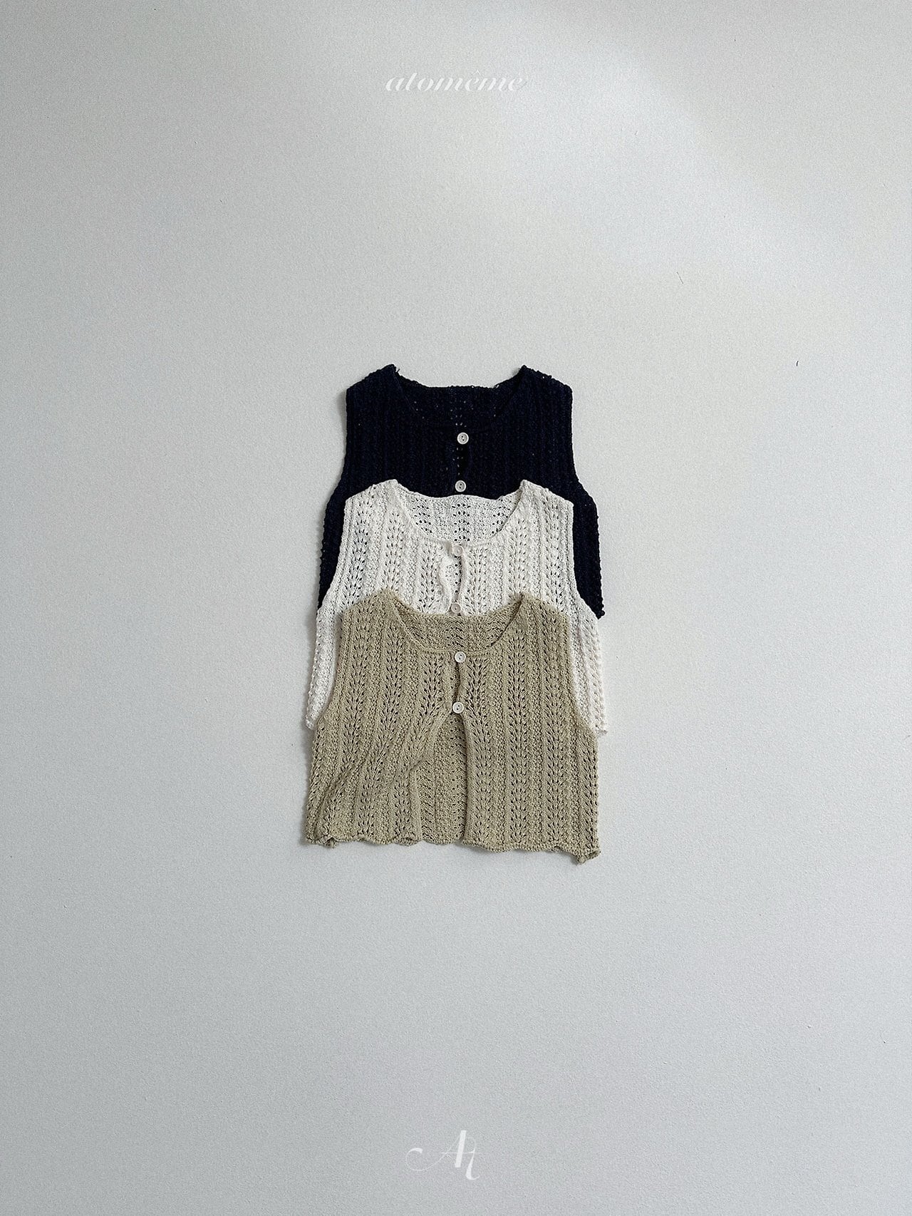 《予約》送料無料【atomeme】Coco Knit Vest