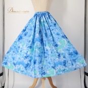 フラダンス 衣装 パウスカート ブルー系 ハレハワイイ 日本製 ハイビスカス柄 モンステラ柄 スカート セット シングル ハワイアンプリント アロハ フラ ダンス レッスン 練習 かわいい おしゃれ さわやか 上品 大人っぽい ホワイト系 グリーン系 水色 ハワイアンスタイル おしゃれなデザイン フラダンス衣装 レディース