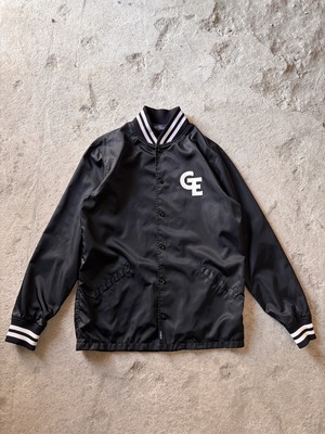 GOODENOUGH IVY/BENCH Jacket/2015年/XL/ベンチジャケット/ナイロンジャケット/ロゴプリント/ブラック/GDEH/グッドイナフ