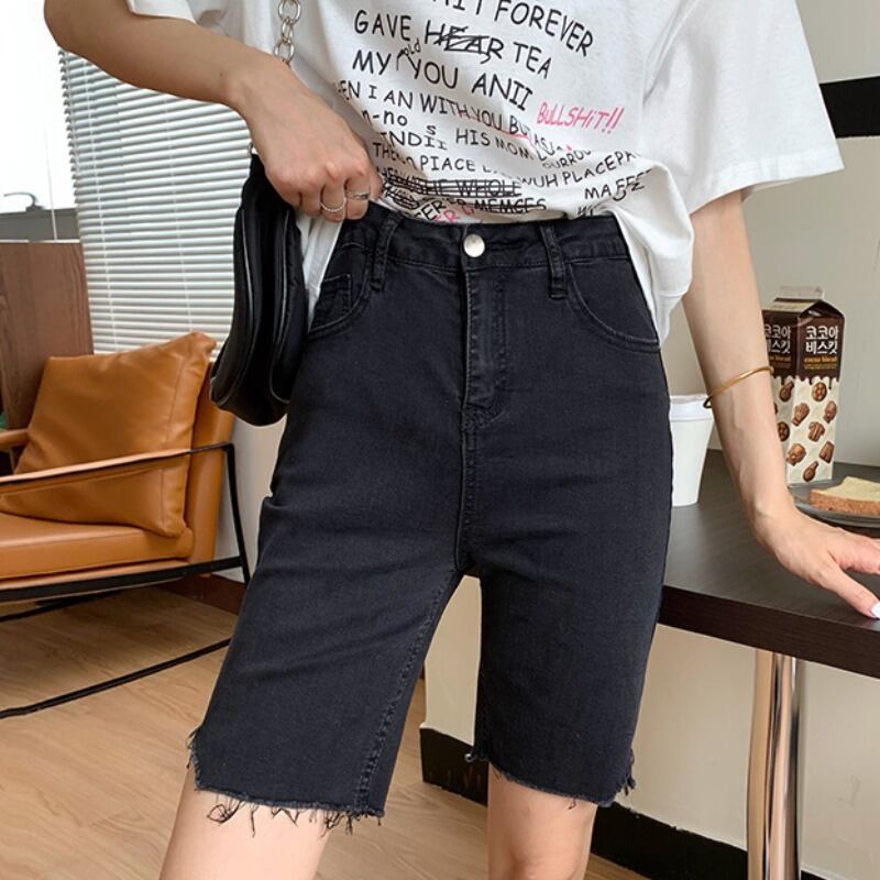 ブラックショーツ ハイウェストウェストサマーパンツ 夏物 ブルマー YY-ファッション26055022427