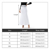 Women's Wrap Fishtail Long Skirt Neon 4460