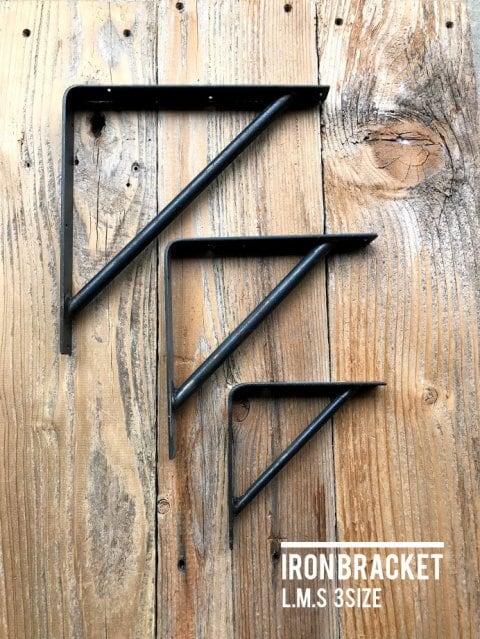 新品◾️アイアン ブラケット 棚受け金具 アイアンブラケット トライアングルS 1個 アイアン雑貨 C-F