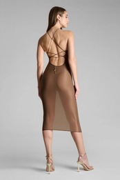 フレンチキスライト オープンバックドレス MAISON CLOSE