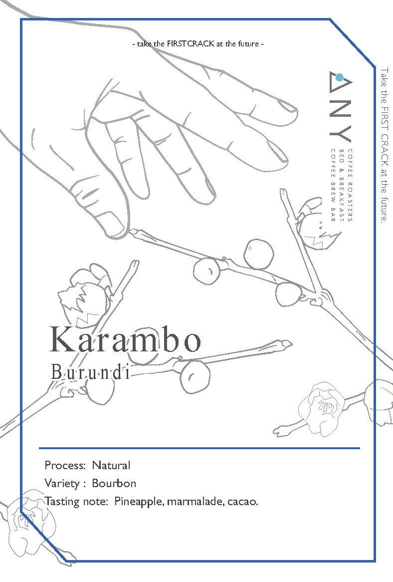 Natural　BB+COFFEE　カランボ、ブルンジ　Burundi　Nara,　Japan　100g】Karambo,　ANY