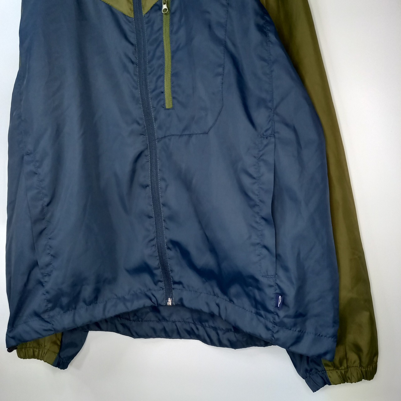 ペンフィールド　フルジップ　ナイロンジャケット　刺繍ロゴ　バイカラー　M