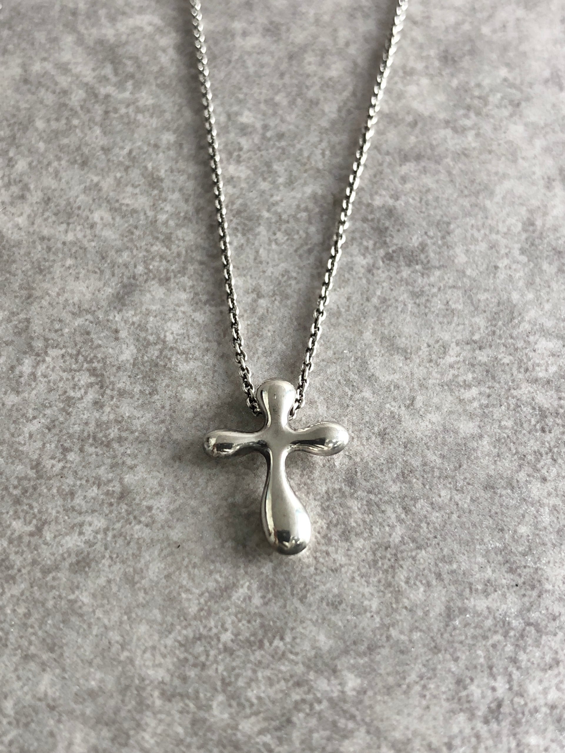 Tiffany & Co. ティファニー ネックレス シルバー クロス 925 vintage